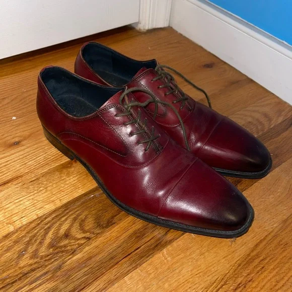 Red Oxfords by Jump New York size 10 - Picture 1 of 3